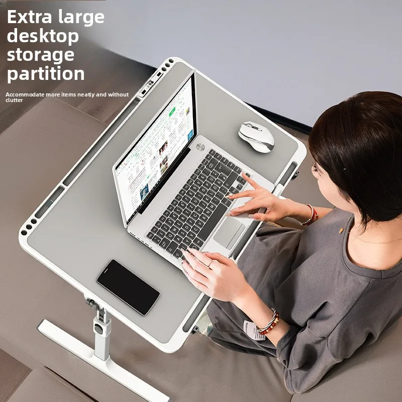 

Foldable Adjustable Bedside Desk for Dorm Studying Laptop Computer Home Office Space Saver and Notebook Table Small Table