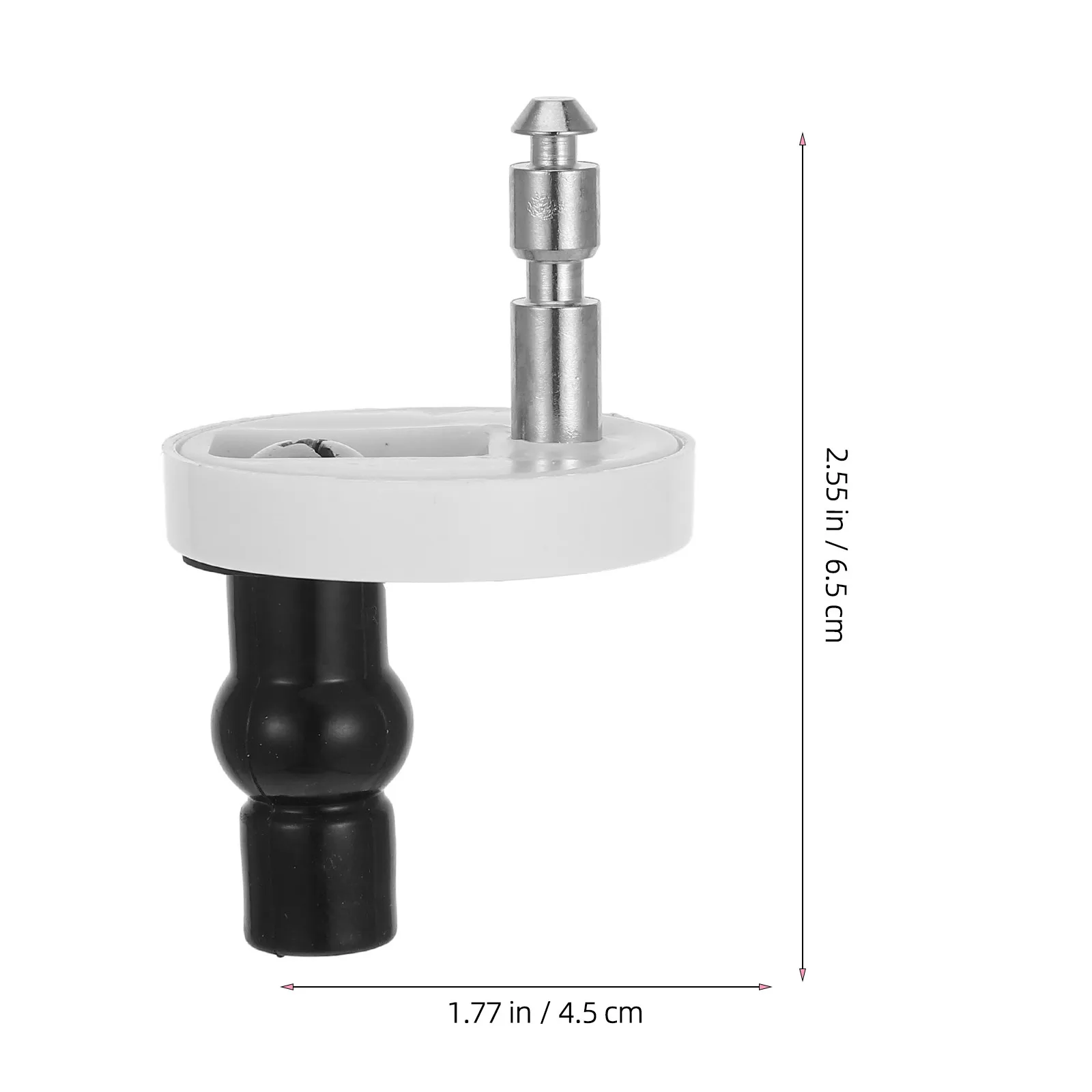 2Pcs Toilet Seat Fixed Bolts and Screws Replacement Set Heavy Duty Zinc Plated Hinge Fixings for Stable Lid Attachment DIY