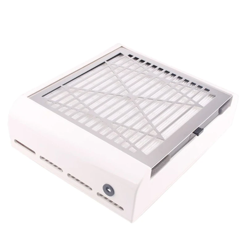 40W Nail Dust Collector Filter Manicure Screen Plate Suction Nail Vacuum Cleaner