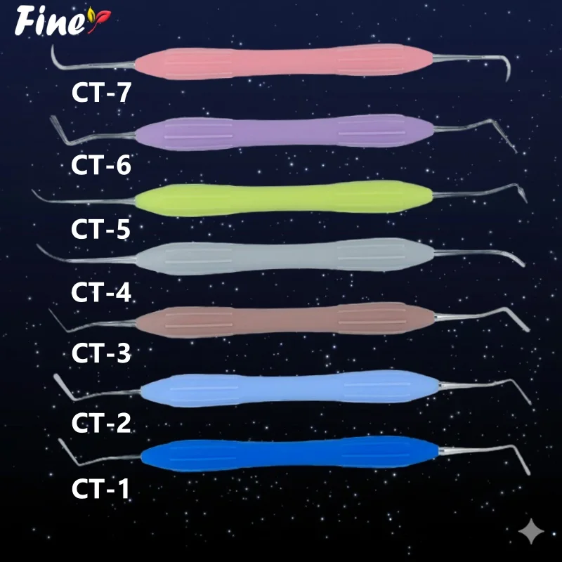 

1 шт., стоматологические шпатели из смолы, инструменты для наполнения композитной смолой, наполнитель из силиконовой смолы, эстетическое восстановление, стоматологические материалы