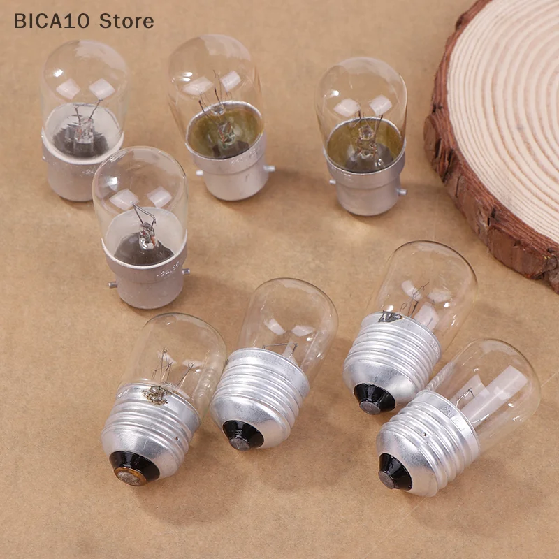 B22 Bayonet E27 Screw 12V/220V 15W 25W LED Filament Light Fridge Bulb Mini COB Lamp For Sewing Machine Range Hood