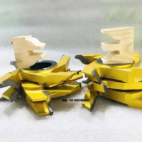 Woodworking Machinery Parts Spindle Moulder Cutter Set Tungsten Carbide Wood Door Frame Profile Cutter