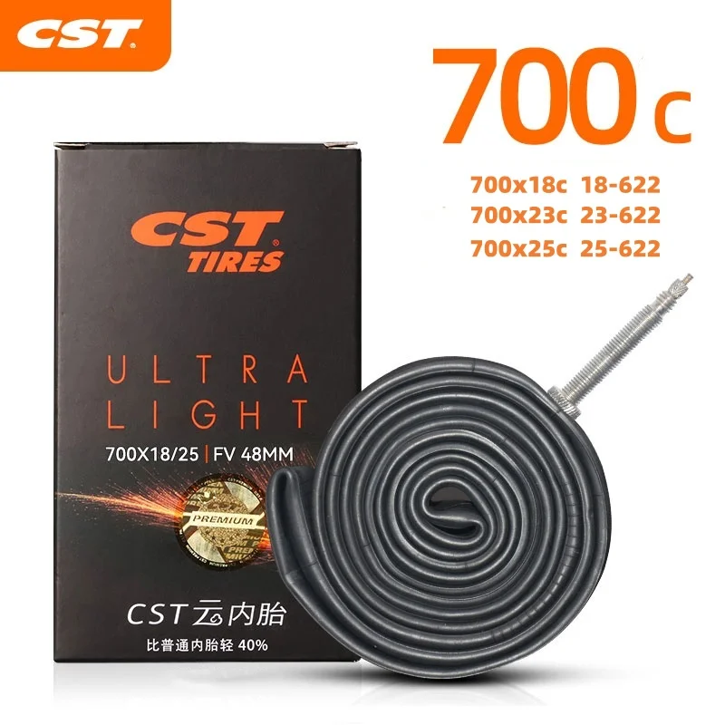 Ultralichte fiets binnenband weg 700 x 18 23 25 28 30 32 racefiets rubber materiaal band 48MM 60MM 80MM lengte Presta ventiel