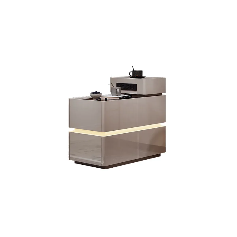 

Luxury high-end living room side multi-functional small coffee table modern simple side cabinet storage