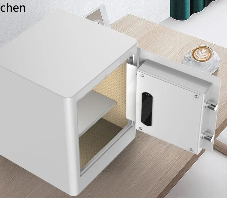 ABB  household small mini safe household all steel anti-theft fingerprint password invisible safe deposit box