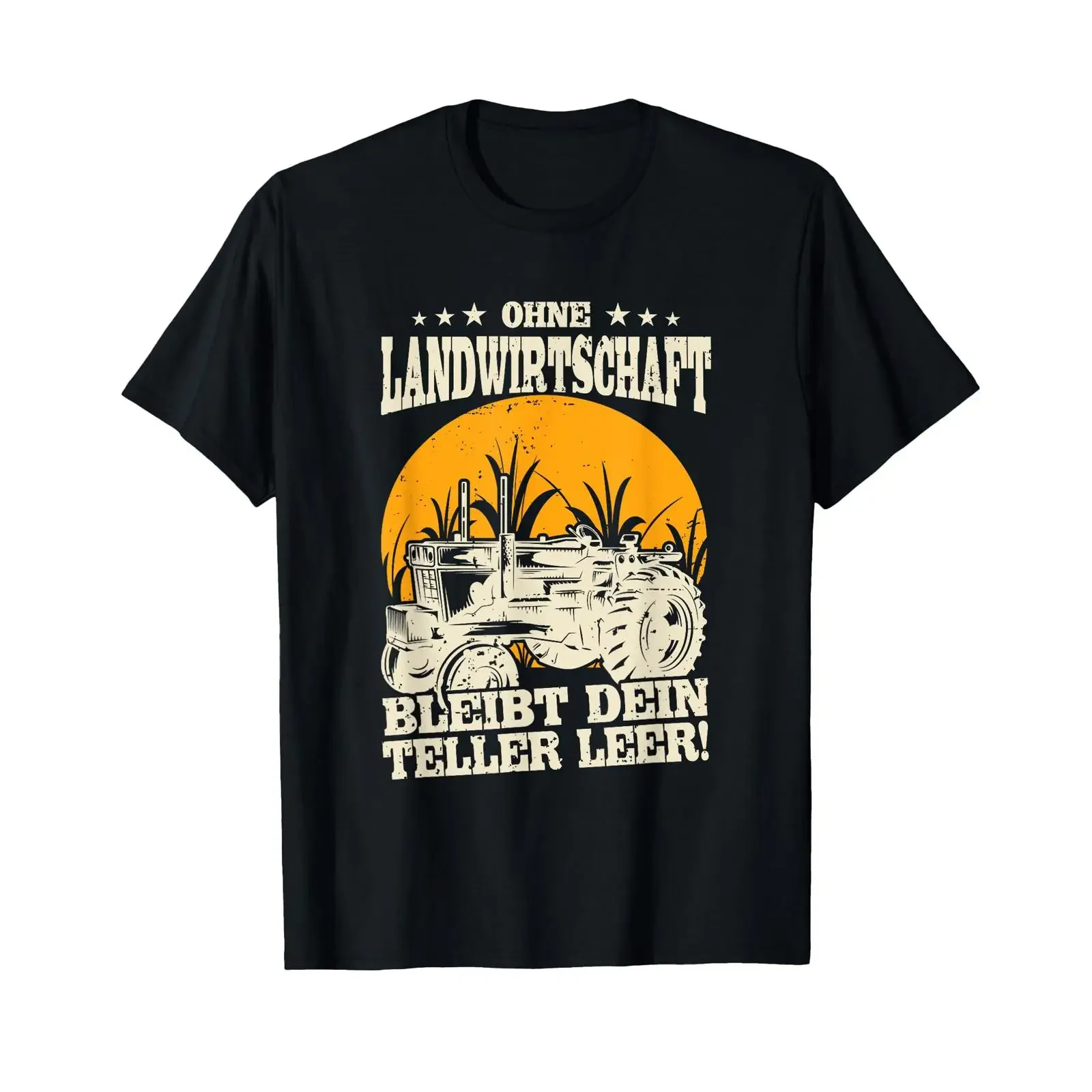 Without agriculture your plate will be empty Farmer T shirt vintage Washed Unisex streetwear Slightly Comfortable fashion Soft