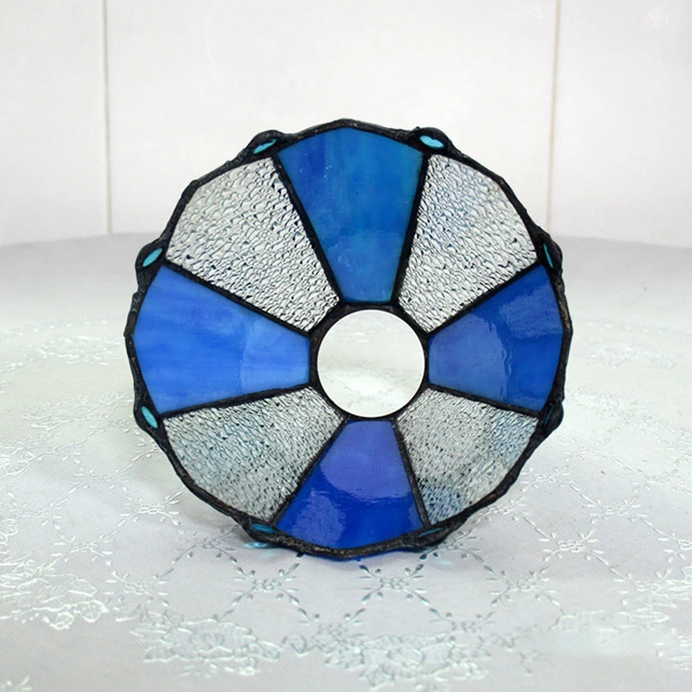 

1Pcs Delicate Glass Craft Lampshade Accessory Easy Install Remove Bedroom Living Room Glass Lampshade Decorative Light Cover