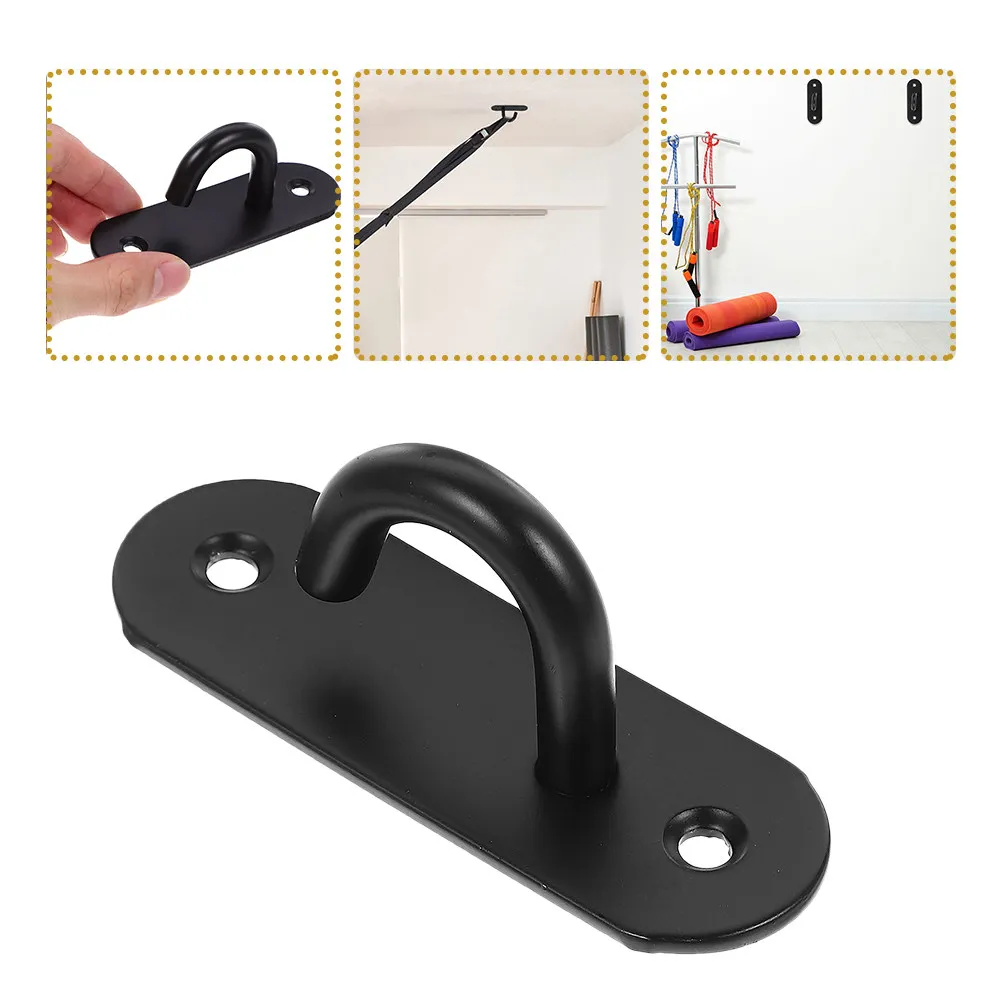 2Pcs Heavy Duty Stainless Steel Wall Hook for Resistance Bands Anchor Fitness Equipment Wall Mount Gym Training Ceiling Hanger