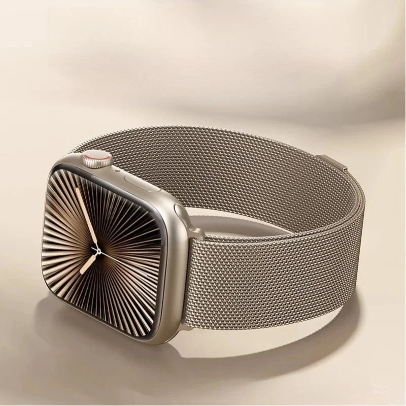 Milanese-Armband für Apple Watch 46mm 42mm 44 40 45mm 41mm 38mm Armband für iWatch Series 11 10 9 8 7 6 5 4 3 SE2 Ultra 2 3