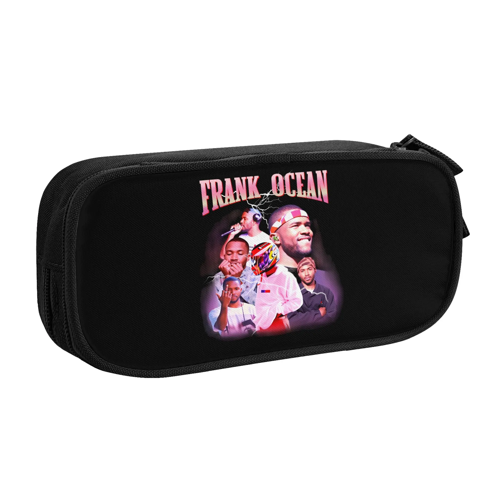 Frank Ocean Rapper Hip Hop  Korean Pencil Case Girl Boy Large Capacity  Pencil Bag Pouch Students Stationery