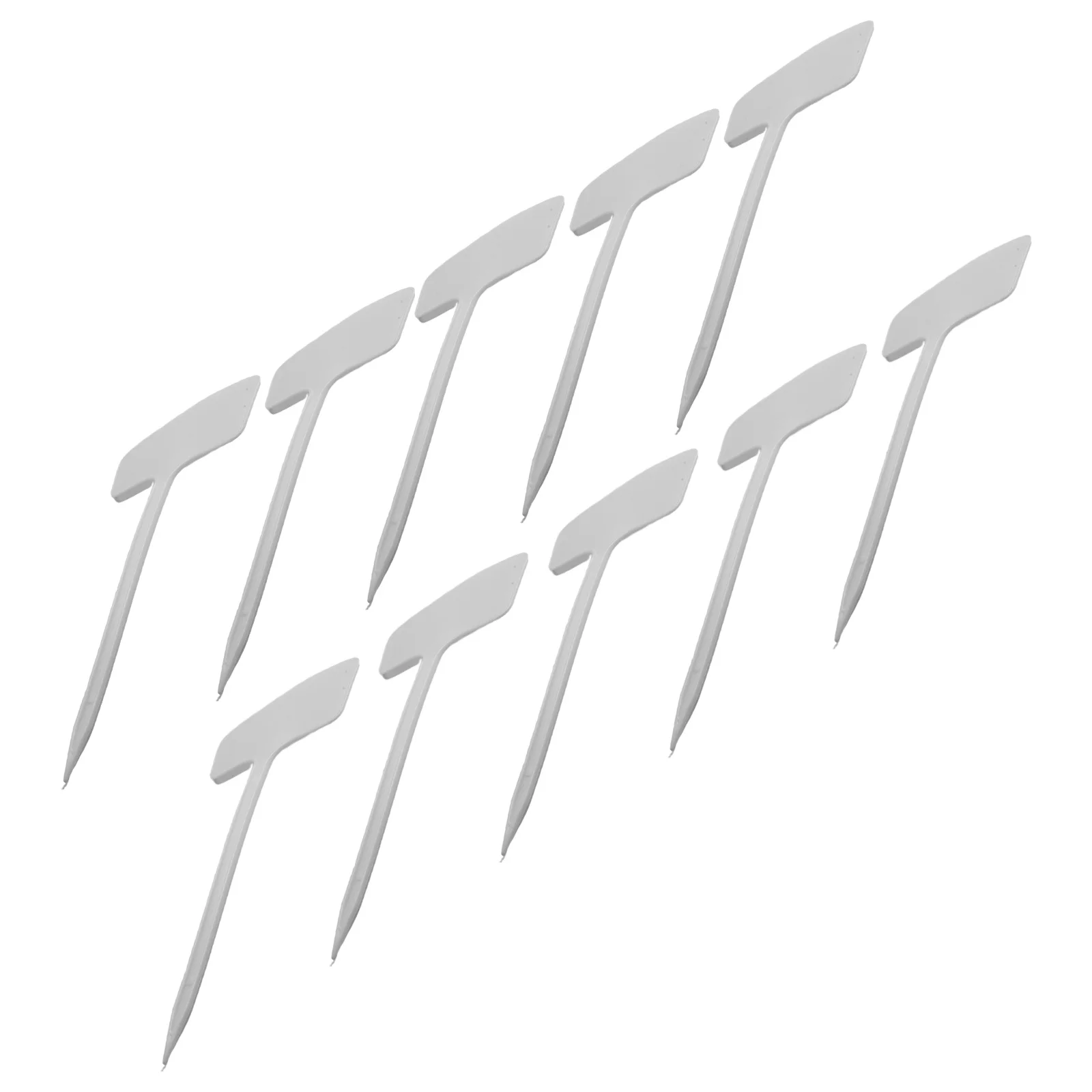 For Garden And Vegetable Patch 10Pcs T-type Plastic Nursery Garden Plant Label Flower Tag Marker Stick Garden Garden Cottage