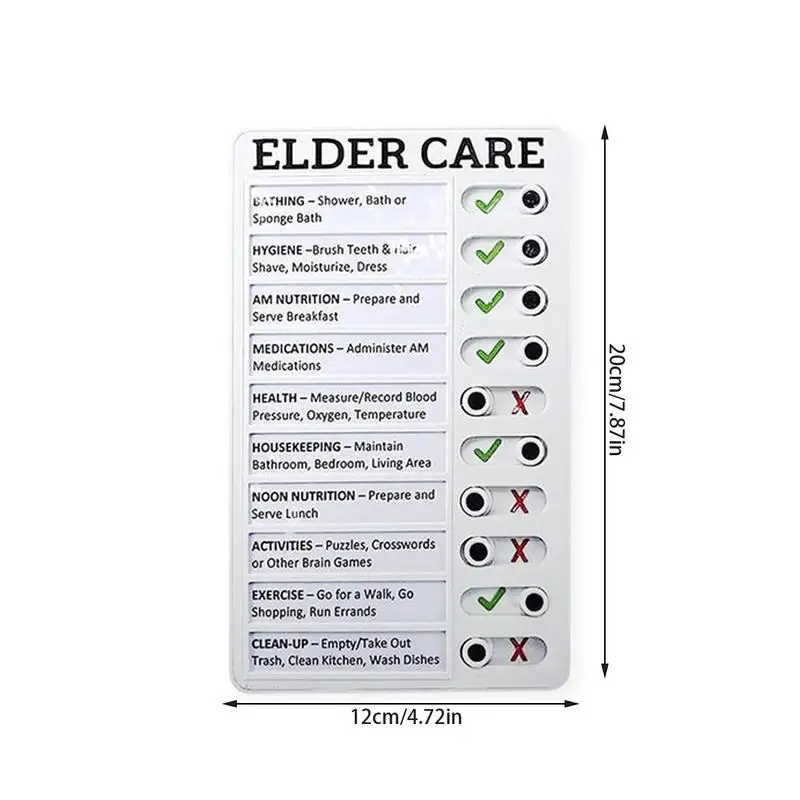 Klusjes Draagbare Memo Board Herbruikbare Rv Checklist Dagelijkse Zaken Checklist Bord Met Schuifregelaar Afneembare Vorm Om Lijst Notitieblok Te Doen