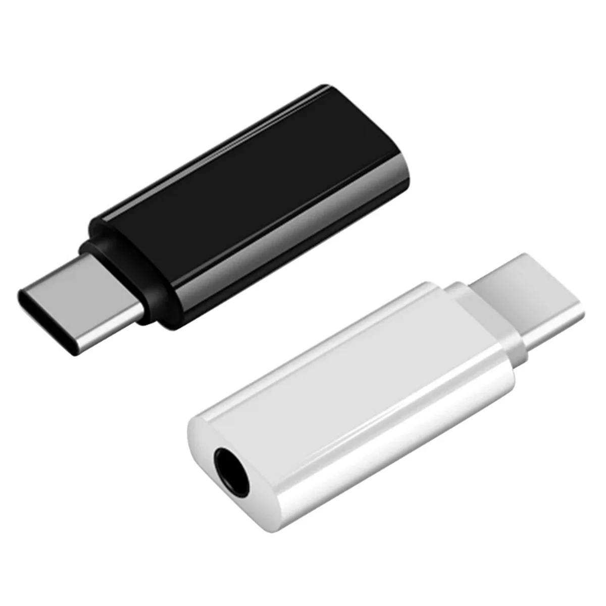 2 pçs tipo-c para 3.5mm jack conversor fone de ouvido adaptador de áudio cabo tipo usb c para 3.5mm fêmea fone de ouvido aux cabo adaptador