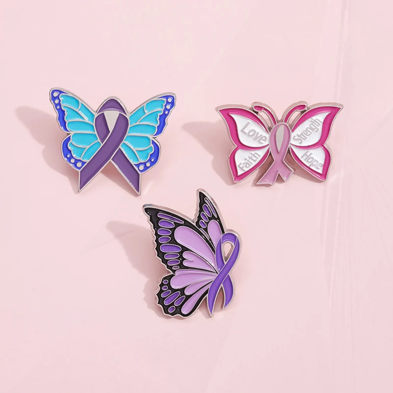 Épingles en émail papillon punk, insigne en métal punk, épinglettes, beau cadeau de bijoux, lune, papillon, sorcière, œil absorbe ouissant, insecte, amour nickel é