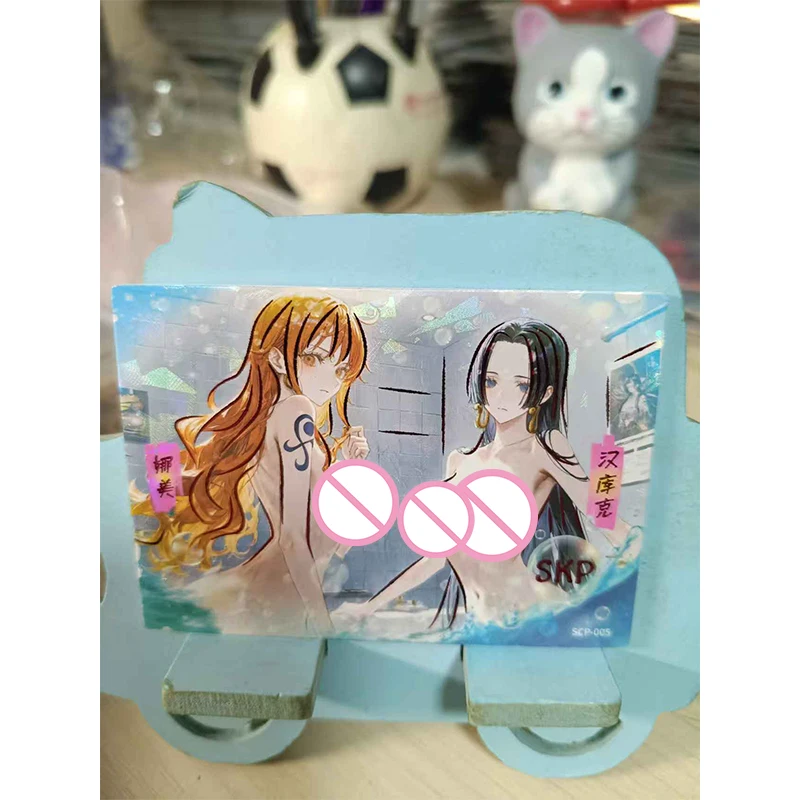 Anime One Piece SCP Cards Boa Hancock Uta Nami Yamato Nico Robin Collectible Cards Christmas Birthday Gifts Children's Toys view 3