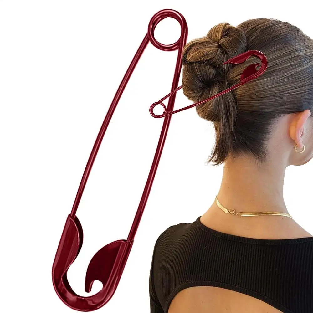 1 Stück Große Sicherheitsnadel Metall-Haarklammern Haarspangen für Frauen Mädchen Haaraccessoires Haarclips Haarnadeln Kopfschmuck Haardekoration – Detail 10
