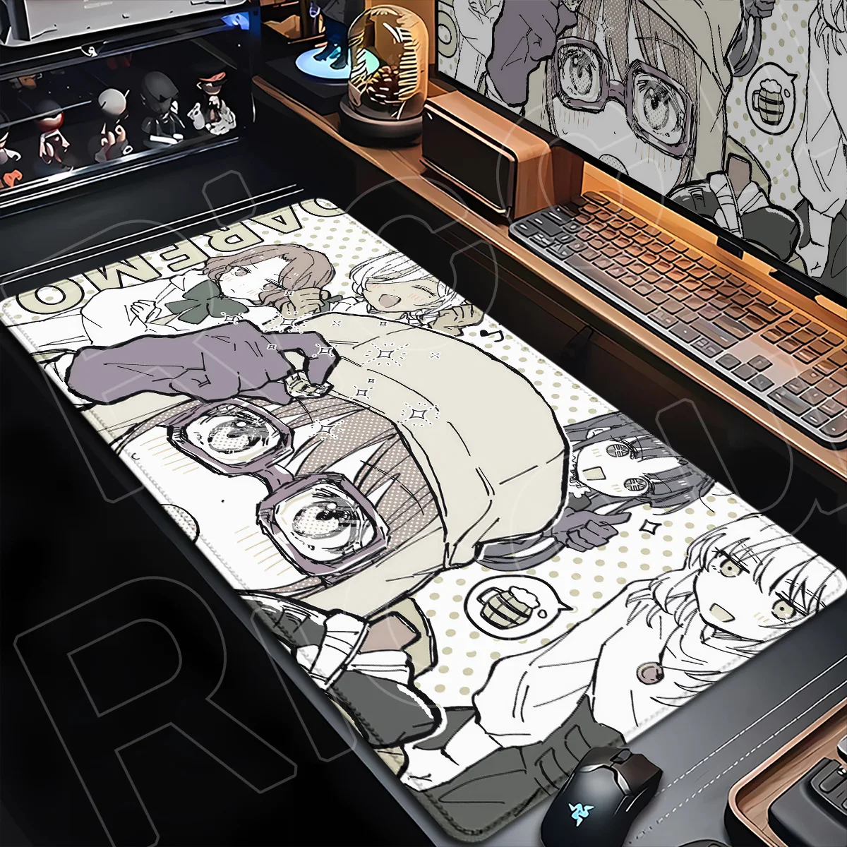 HD Printing Anime Gift Girls Band Cry Togenashi Togeari Speed Tabletop Mats Cute Girl Awa Subaru Mouse Pad PC Rubber Accessories
