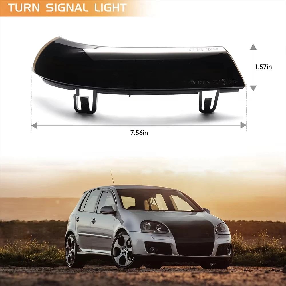 For Volkswagen Golf 5 GTI V MK5 Jetta Passat B6 3C Sharan Dynamic LED Turn Signal Superb Winker Sequential Flashing Indicator