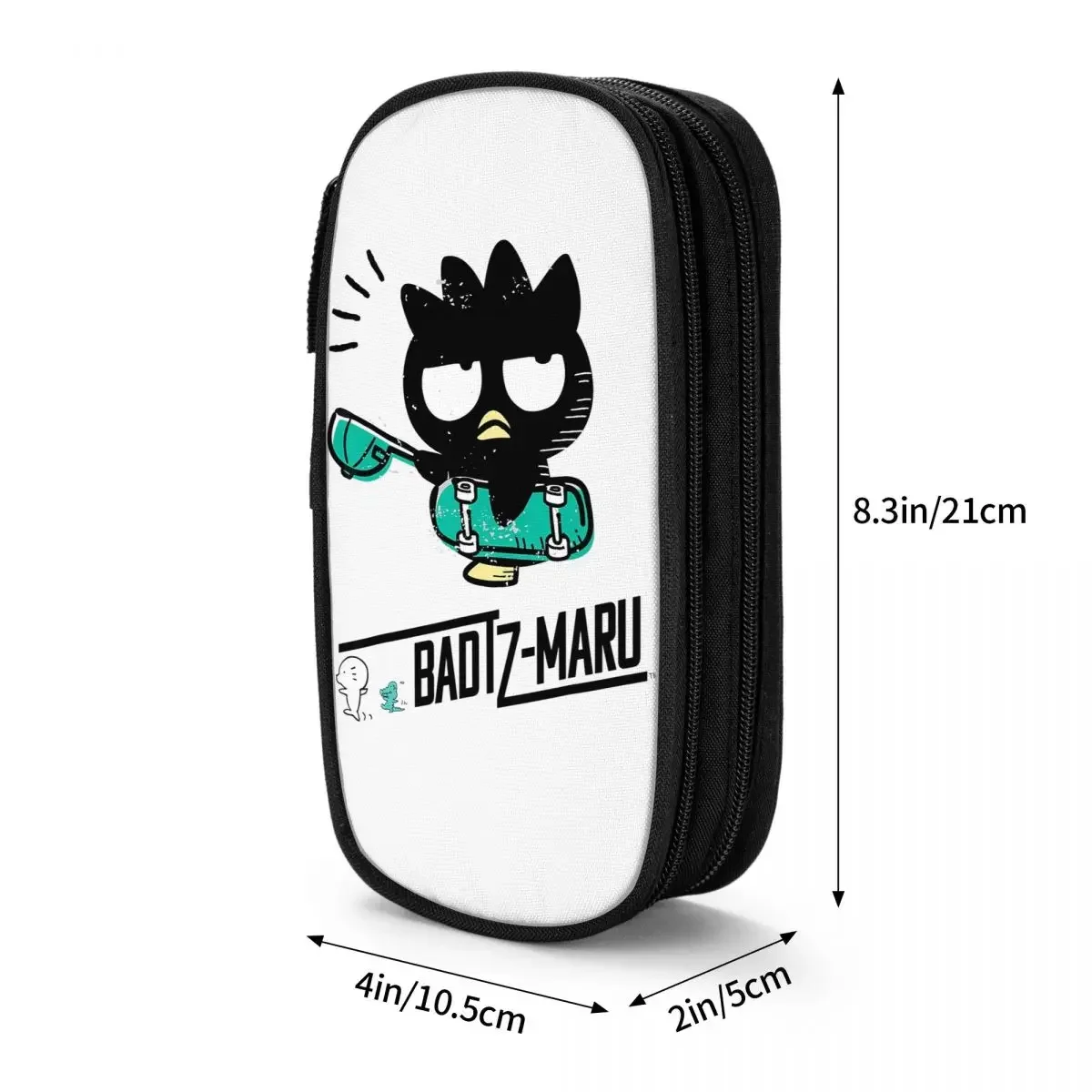 Badtz Marus เคสดินสอการ์ตูนจากภาพยนตร์เพนกวินกระเป๋าดินสอน่ารักสำหรับนักเรียนที่เก็บของขนาดใหญ่อุปกรณ์การเรียนกล่องดินสอเครื่องสำอาง