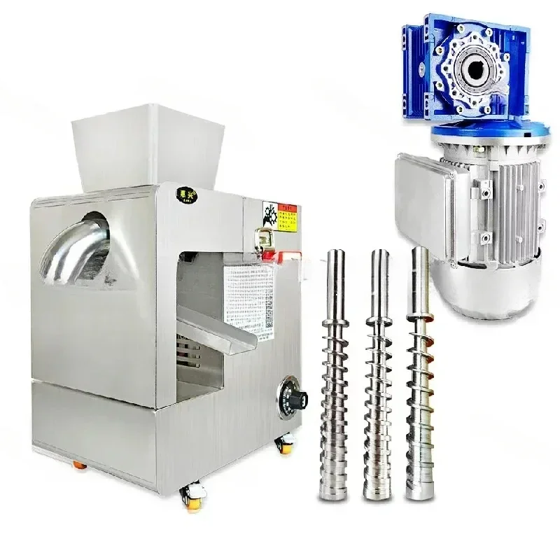 Stainless Steel Oil, Olive Press, Extractor, Commercial, Cold, Hot, ExtractorWalnut, , Sesame, 220V