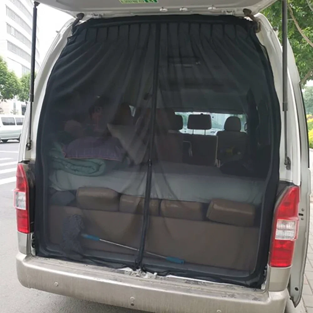 

Universal Barn Door Magnetic Insect Mosquito Fly Screen Net Camper Van Mosquito Net Multi-Purpose Sunshade For VW T5 T6 Tailgate