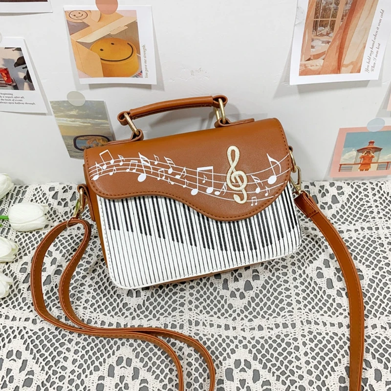 Piano Shoulder Bag Fashion Handbags Women Crossbody Bags Ladies Top-handle Sling Satchel Tote Purse