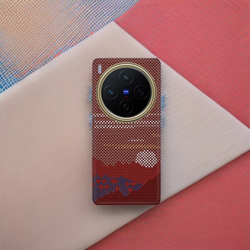 

Kevlar aramid fiber phone case suitable for VIVO X300 case magnetic suction lightweight business simplicity