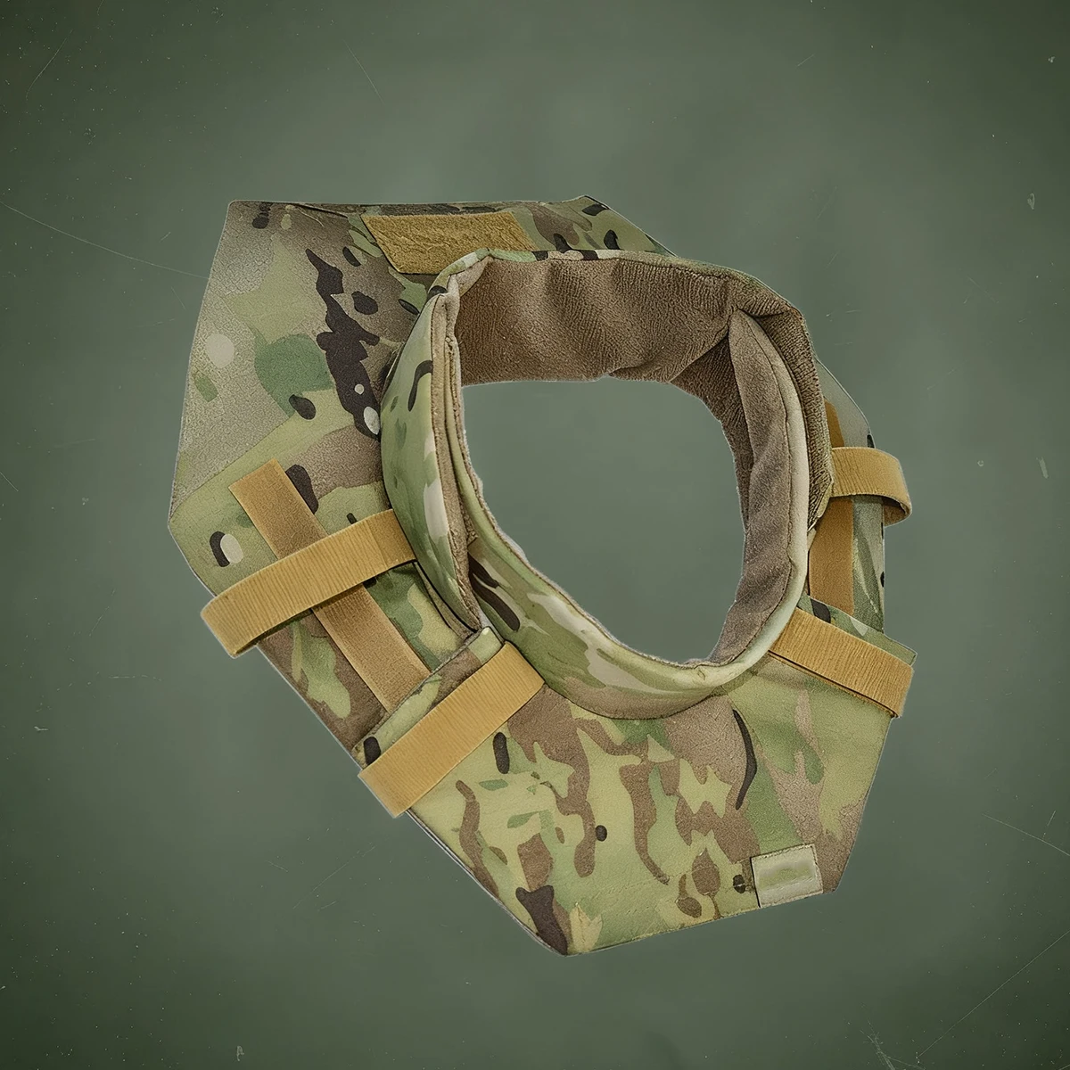 อุปกรณ์ป้องกันคอแบบยุทธวิธี ปลอกคอป้องกัน ป้องกันการกระแทกสำหรับกีฬาแอร์ซอฟต์ อุปกรณ์ป้องกันคอแบบปรับได้ อุปกรณ์เสริมสำหรับเสื้อกั๊กสำหรับการล่าสัตว์ อุปกรณ์ป้องกันคอ