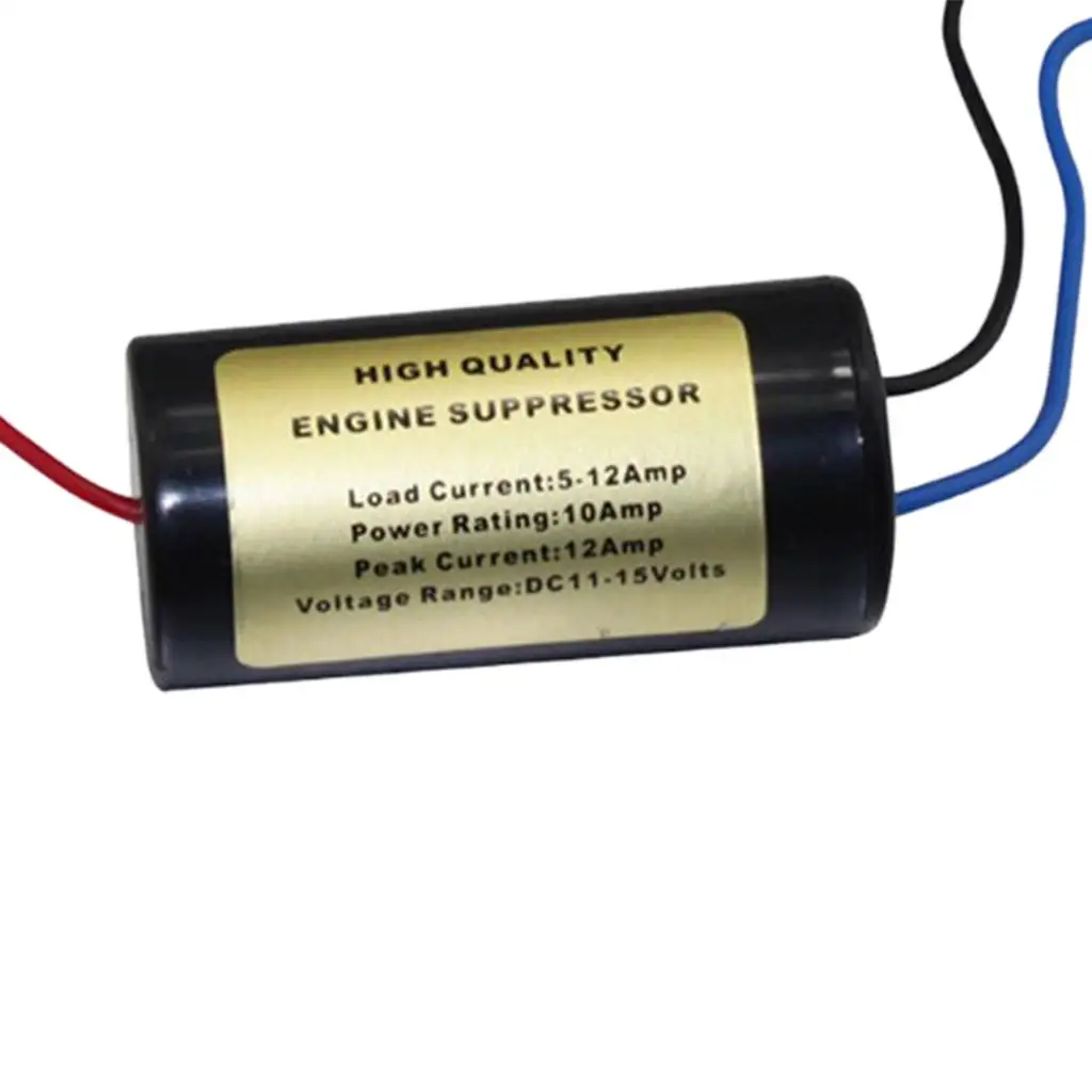 Installation Noise Filter Copper Core 25amp 12V Suppressor Universal Audio CB Radio Filter for Vehicle Amplifier