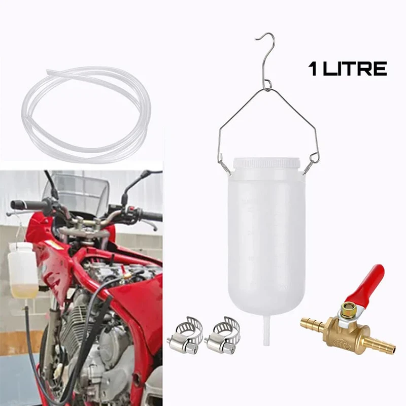 Universal Motorcycle Fuel Tank Portable Tool 1L For BSA TRIUMPH NORTON Auxiliary Petrol Repair Tool Replacement Accessories