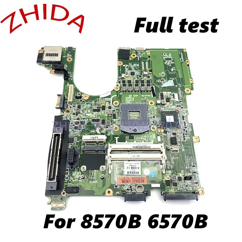 For HP probook 8570B 6570B Laptop motherboard DDR3 SLJ8A QM77 686974-001 686974-501 674909-001 Mainboard full test