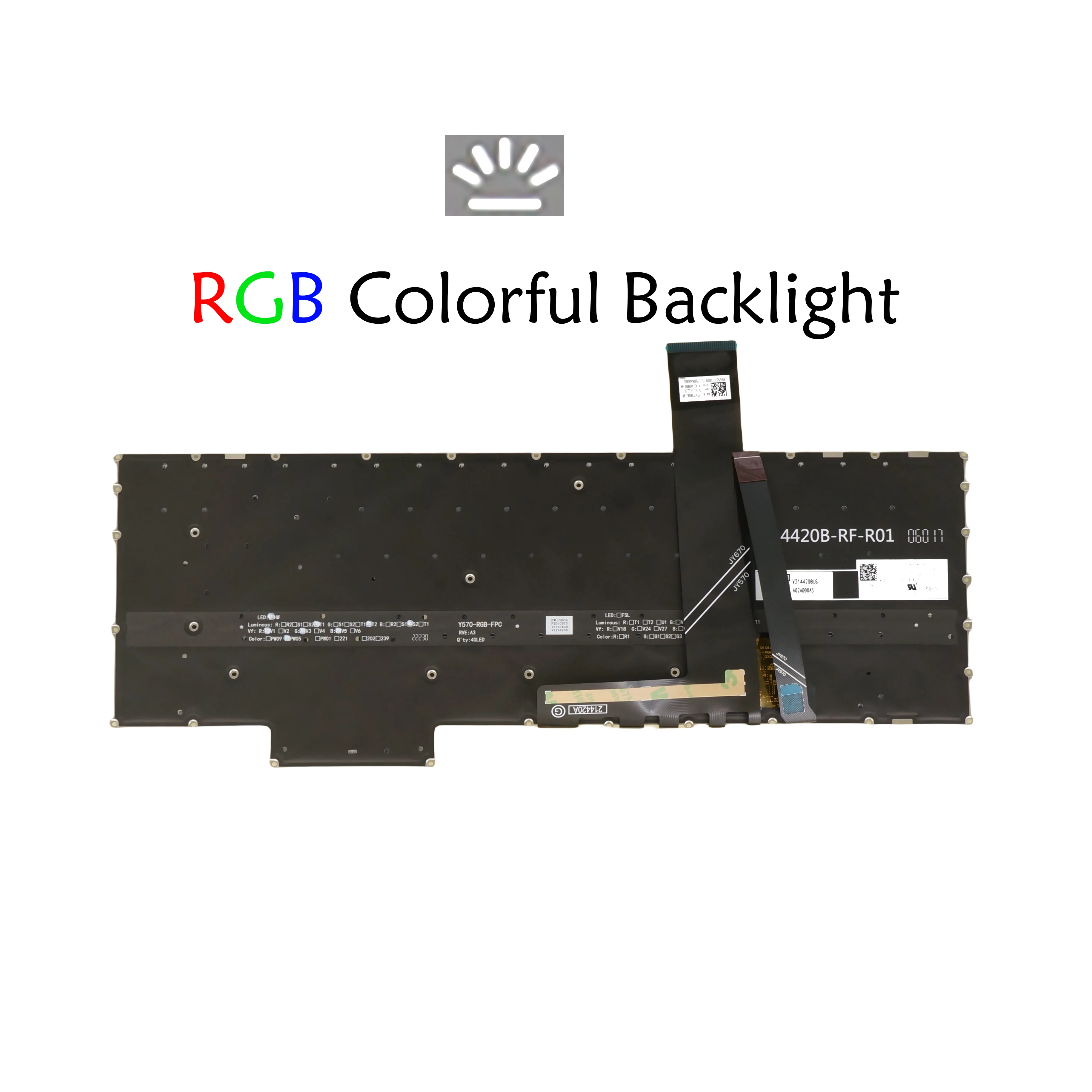 Imagem -03 - Teclado Retroiluminado Rgb para Laptop Lenovo Legion Pro 16iah7 16iah7h 16arh7 16arh7h Francês Checo Suíço Qwertz