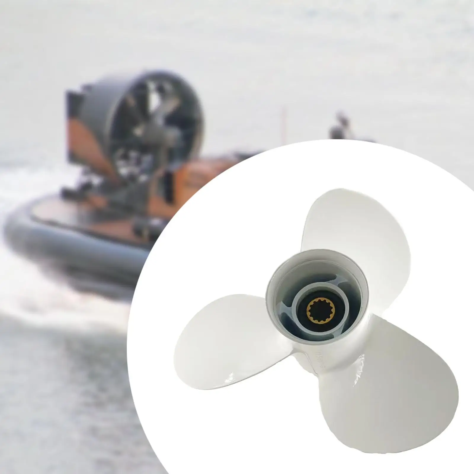 

Boat Propeller Directly Replace Accessory Easy to Install High Performance Outboard Motor Spiral Propeller for 40-50HP