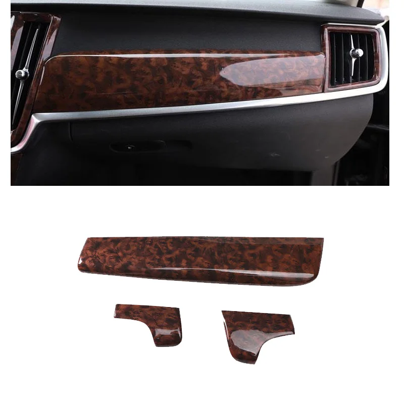

For Volvo S90 2016-2021 Left Hand Drive Dashboard Decoration Strips Trim Auto Moldings sticker Car Styling