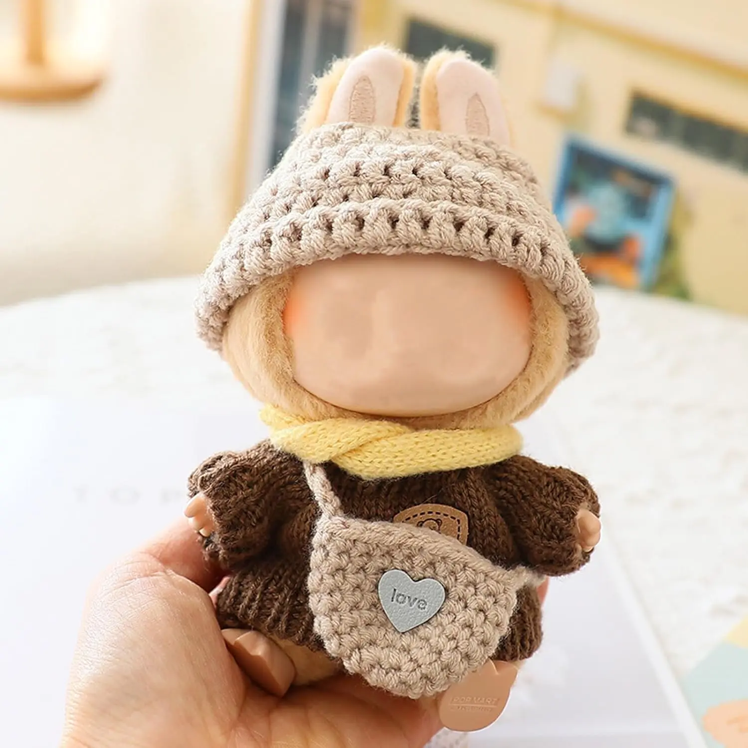 Clothes for Labubu(NO Doll), Fashion 17 Cm Lububu Dolls Clothes Accessories Suit, Cute Clothes for Labubu Dress Up Unique Style