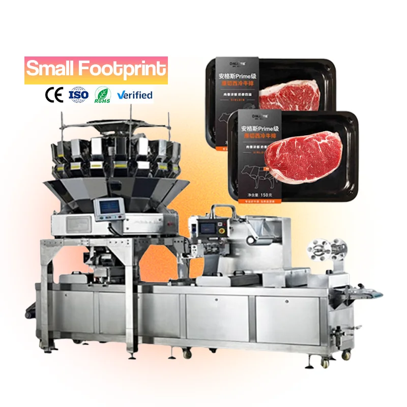 High Speed 14 Head Weigher Weighing Machine with 1.6L Hopper for Frozen Meat and Vegetable Portioning Customize