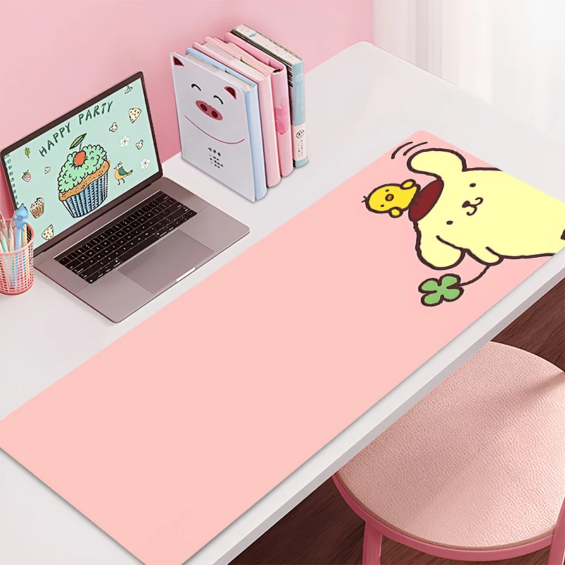 Mouse pad Pom Pom Purin large Gaming Desk Mat Computer Keyboard desk pad Mats Pad table mat Mousepad Sanrio Kawaii Home Decor