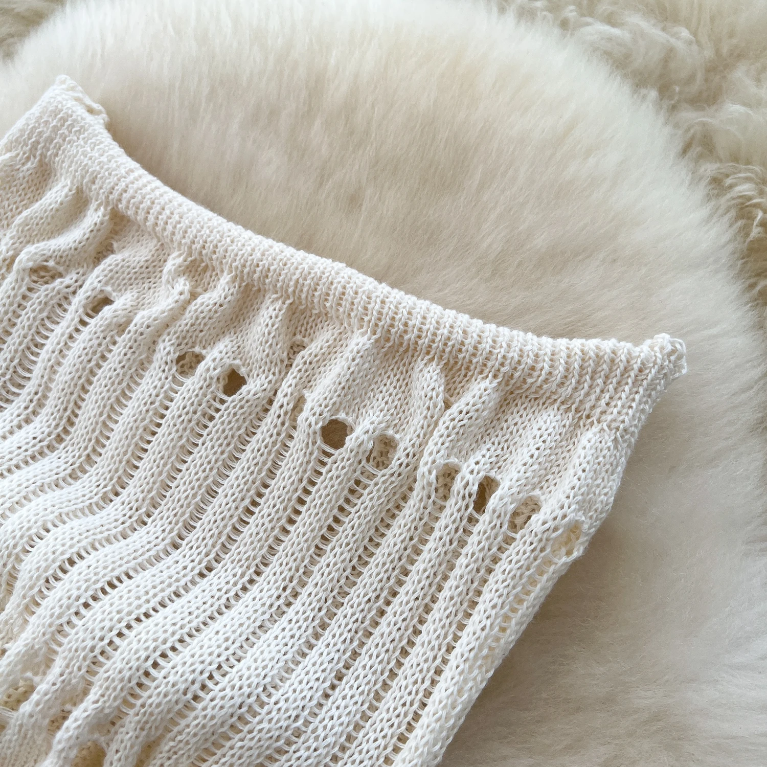 Chic vintage senza maniche scava fuori maglia sottile elegante fata moda coreana Boho vestito estivo abbigliamento donna