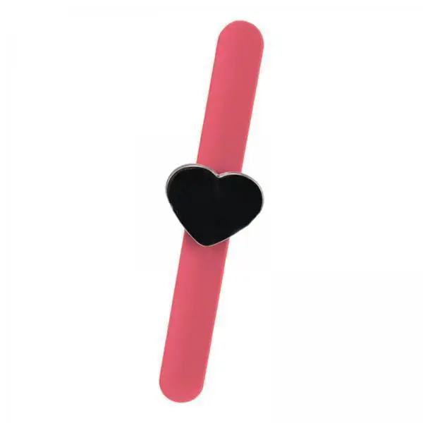 Silicone Magnetic Wrist Bracelet Pin Holder Slap Band Pincushion for Hairstylist Salon Embroidery and Tailoring