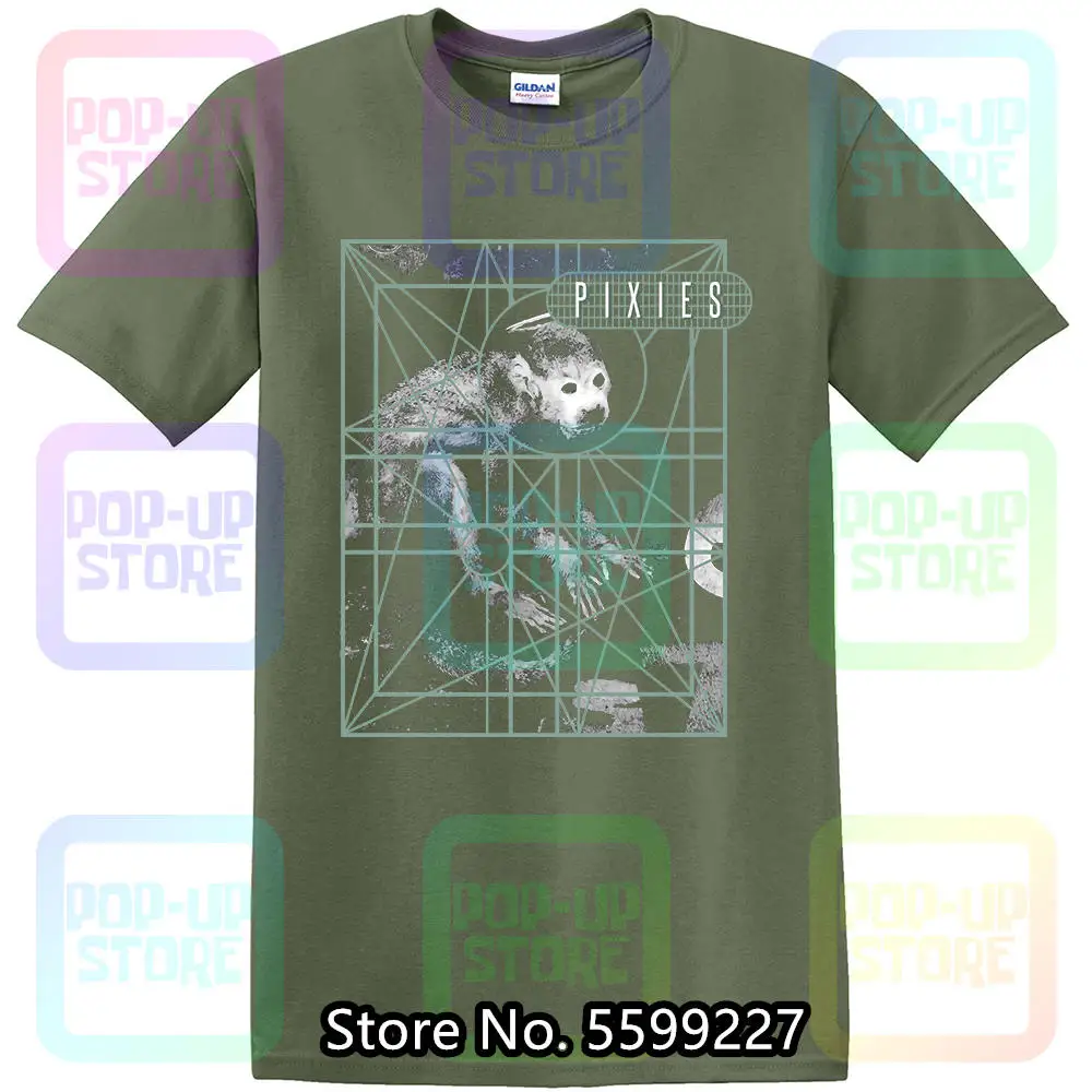 The Pixies Monkey Grid Punk Indie Alternative Rock Music Band T Shirt PIX70031