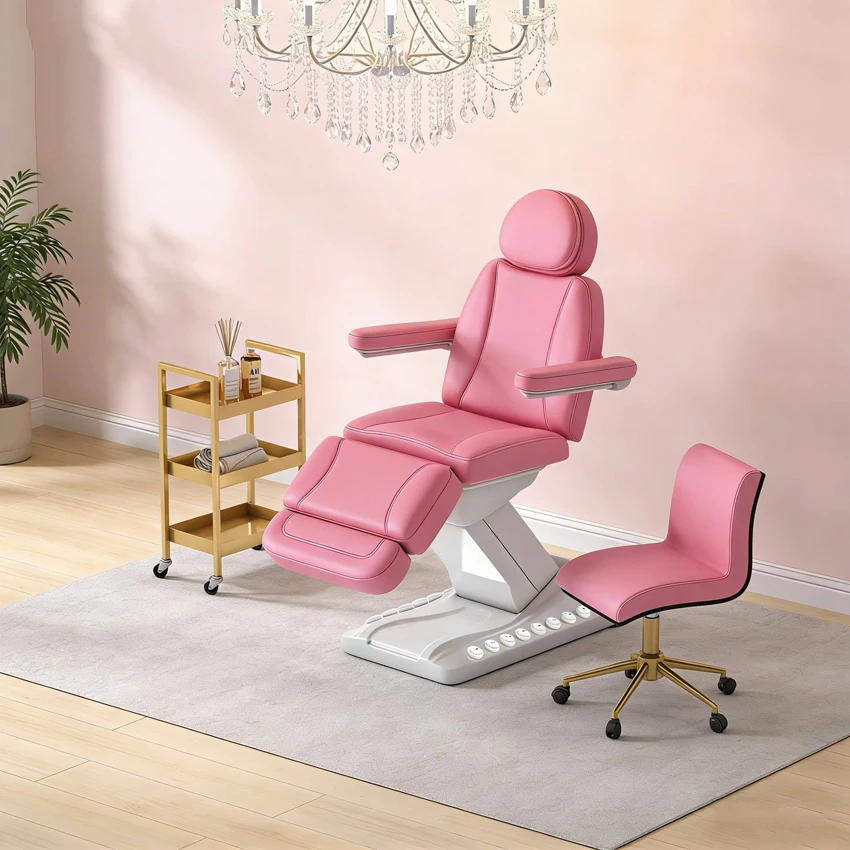 Coofull Foldable Spa Massage Bed with 4 Motors Foot Control Modern Design for Hotel Use Facial Aesthetic & Massage Table