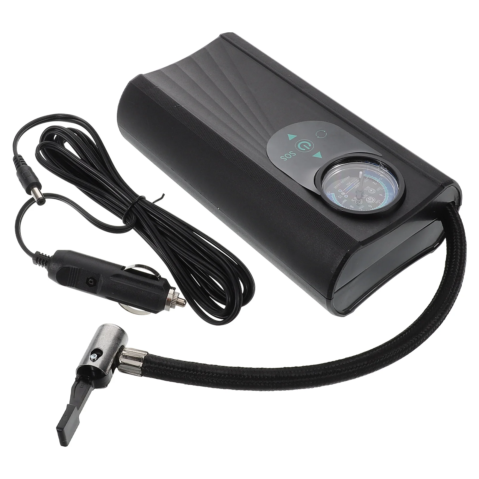 

Portable Car Tire Inflator Air Pump Bike Electric Bicycle Pump Gauge Quick Inflate Multifunctional Heavy Duty Pressure