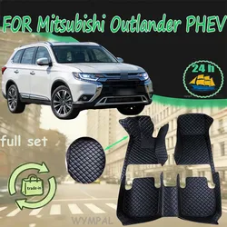 RHD Hybrid Car Mats Floor For Mitsubishi Outlander PHEV GN 2022 2023 2024 5 Seater Dirt-resistant Floor Mat Car Accessories Int