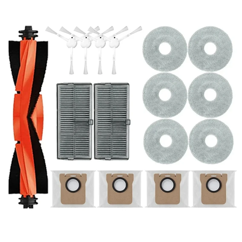 Запчасти для робота-пылесоса Xiaomi Mijia M30S D103CN, расходные материалы, Hepa фильтр, Швабра, тканевый мешок для пыли, аксессуары