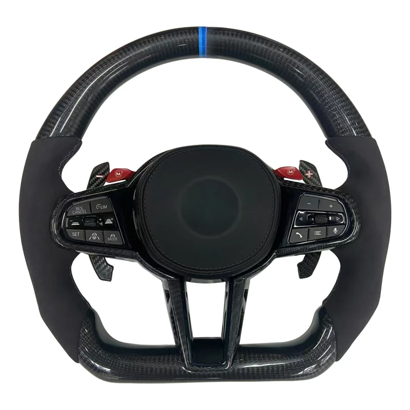 

Suitable for BMW G30G31G26G03G04G07G07G8G87 upgraded M4 carbon fiber steering wheel, same style as M4