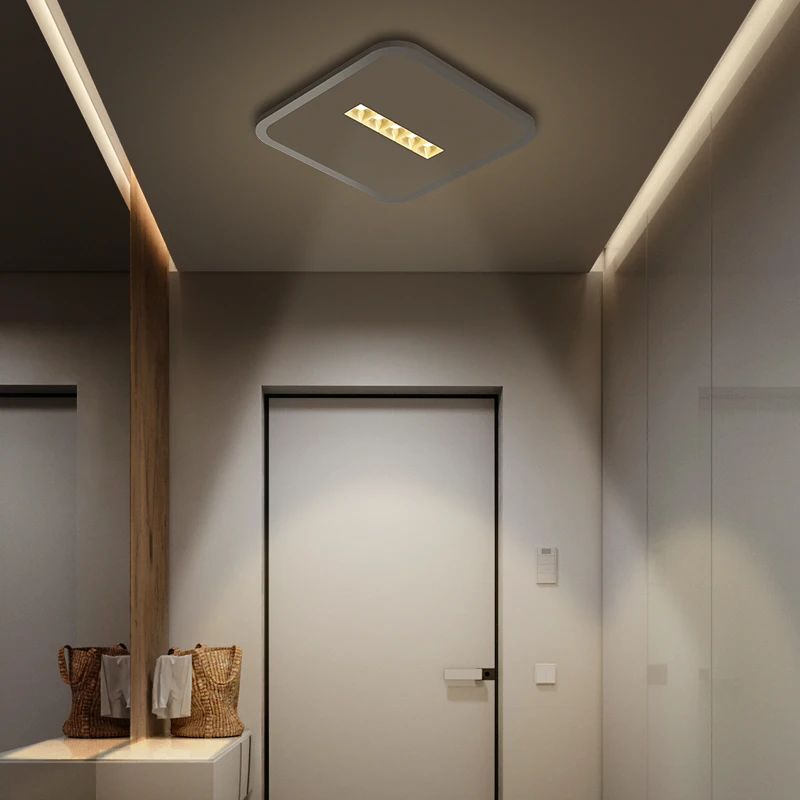 Modern LED Ceiling Light Bedroom Home Decoration Neutral Light Fixture Study Living Room Ceiling Dining Kitchen Interior Fixture