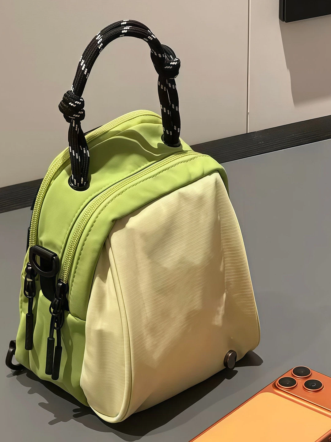 egg-shaped-chestnut-patterned-double-shoulder-bag-portable-commuting-bag-for-outdoor-use-unisex-daily-backpack