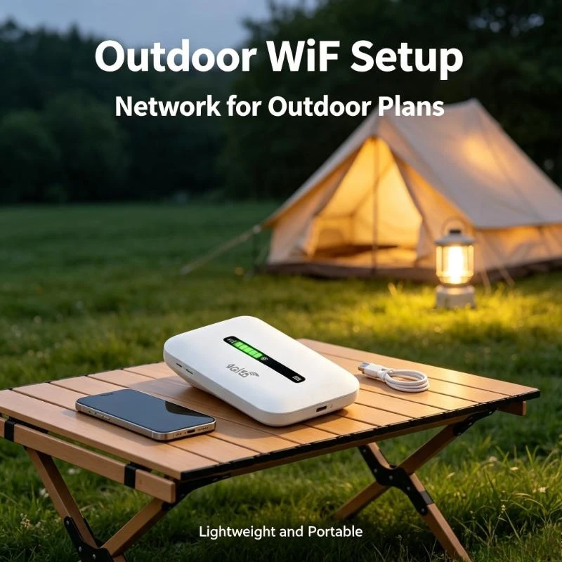 Rechargeable Portable WiFi Modem Realizes 150Mbps Smooth Signal For Remote Office Work And Family Road Trip Network Needs
