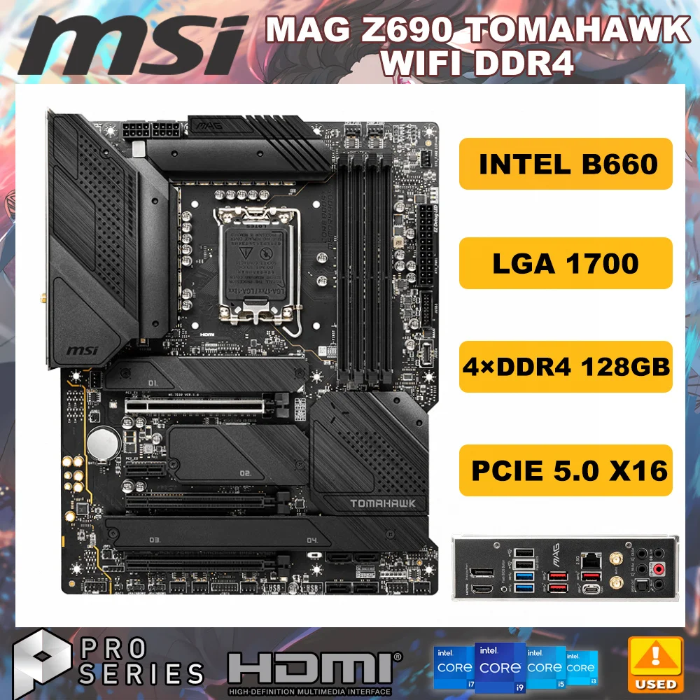 Wi-Fi,Mag z690,Tomahawk,ddr4,lga 1700,14900f,14400, 13900, 13400