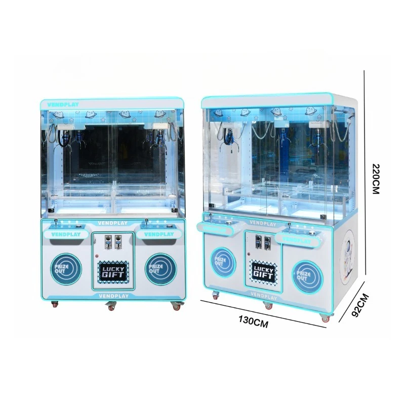 

Double Scratch Doll Machine Large Commercial Grab Snack Machine Clip Doll Machine Scan Code Grab